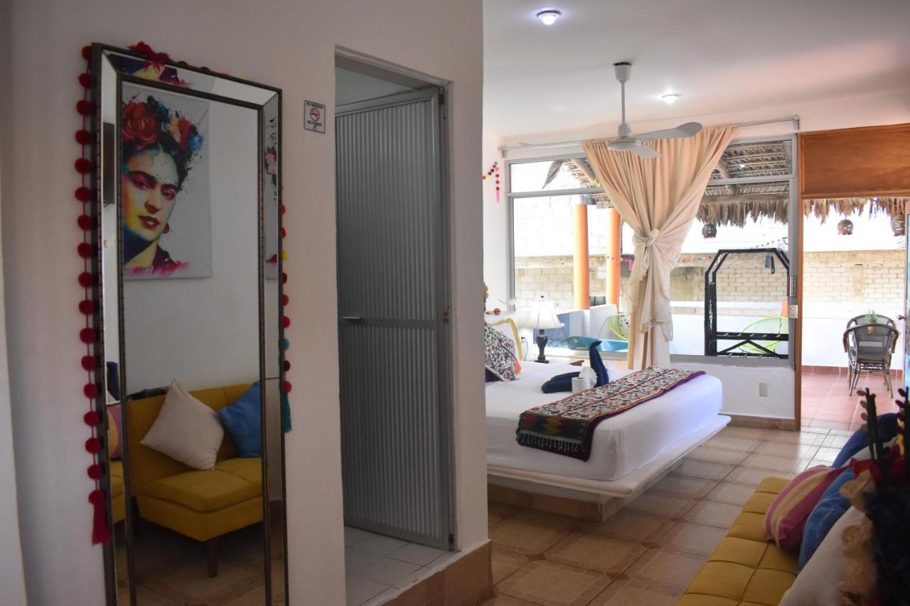 מלון Brisas de Zicatela Ximajo Casa Piedra מראה חיצוני תמונה